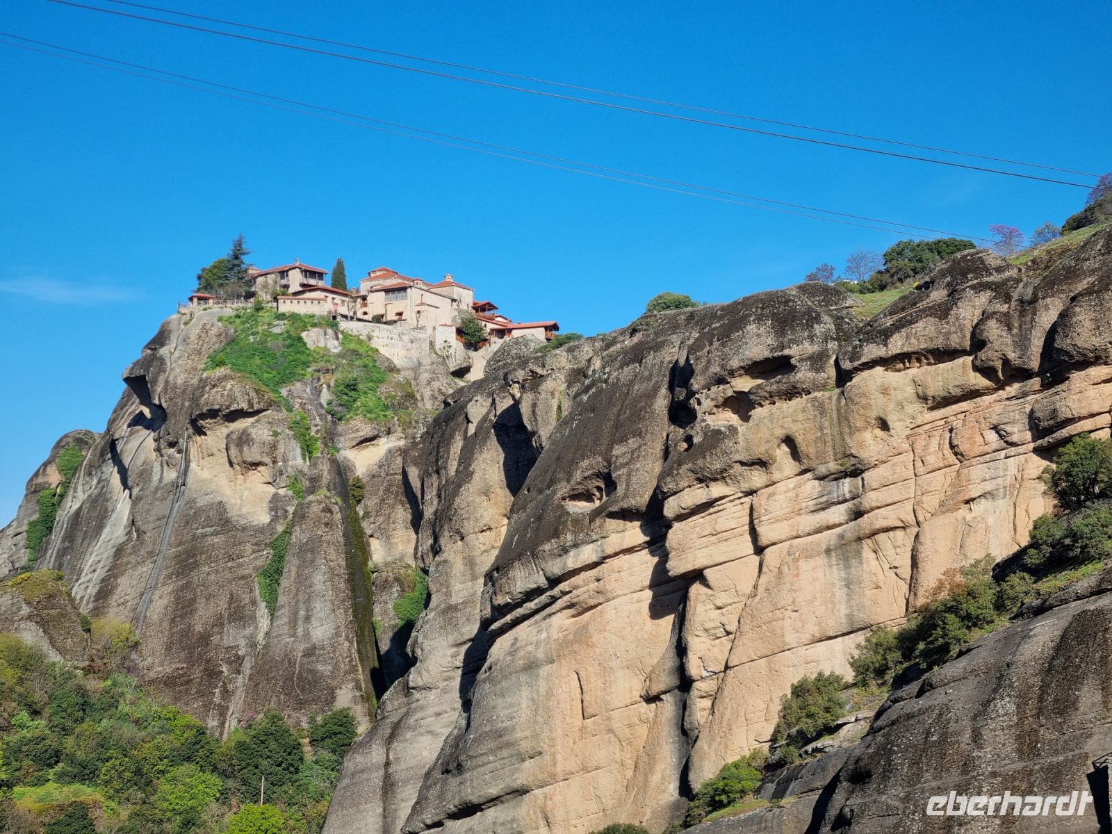Meteora-Felsen - Kloster Megálo Metéoro &ndash; &copy; Katrin Deutschbein (Eberhardt TRAVEL)