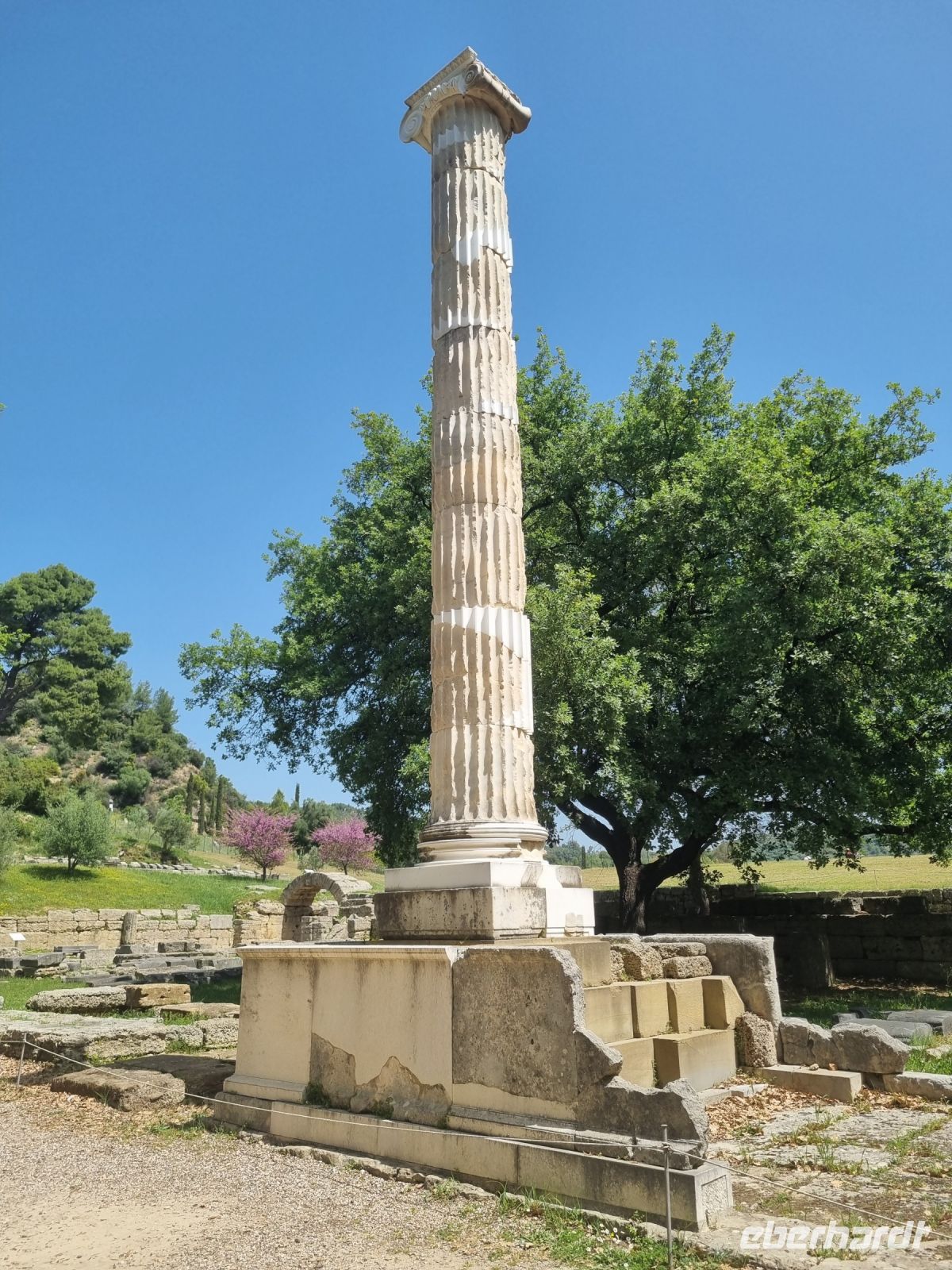 Olympia - Votivmonument des Ptolemaios II &ndash; &copy; Katrin Deutschbein (Eberhardt TRAVEL)