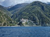 Schifffahrt zum Berg Athos - Kloster Dionysiou  &ndash; &copy; Katrin Deutschbein (Eberhardt TRAVEL)