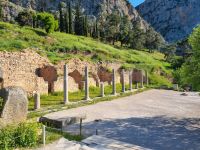 Delphi - Römische Agora (Forum) &ndash; &copy; Katrin Deutschbein (Eberhardt TRAVEL)