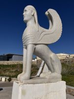 Kykladen, Naxos, Kopie der Sphinx von Naxos &ndash; &copy; Sabine C. Seifert (Eberhardt TRAVEL)