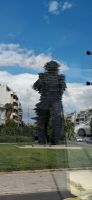 Athen, Glasskulptur 