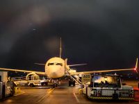 Unsere Ryanairmaschine in Berlin &ndash; &copy; Simone Willner (Eberhardt TRAVEL)