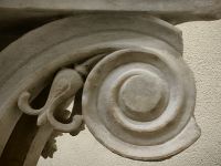 Volute eines korinthischen Kapitells in Epidauros