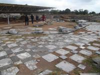 Basilika C in Philippi ist oktogonal