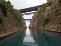 Im Kanal vom Korinth