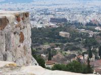 Blick auf Athen