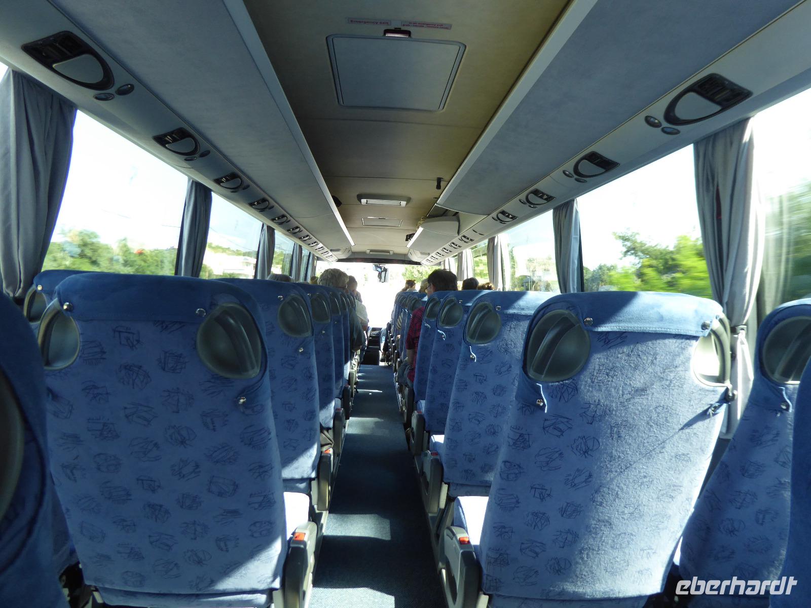im Reisebus &ndash; &copy; Sabine Letzybyll (Eberhardt TRAVEL)