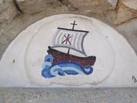 Wandmosaik Santorin &ndash; &copy; Christina Schlawis (Eberhardt TRAVEL)