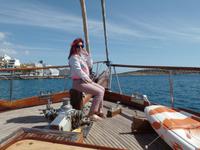 Unsere charmante griechische Reiseleiterin Soula &ndash; &copy; Petra Sauer (Eberhardt TRAVEL)