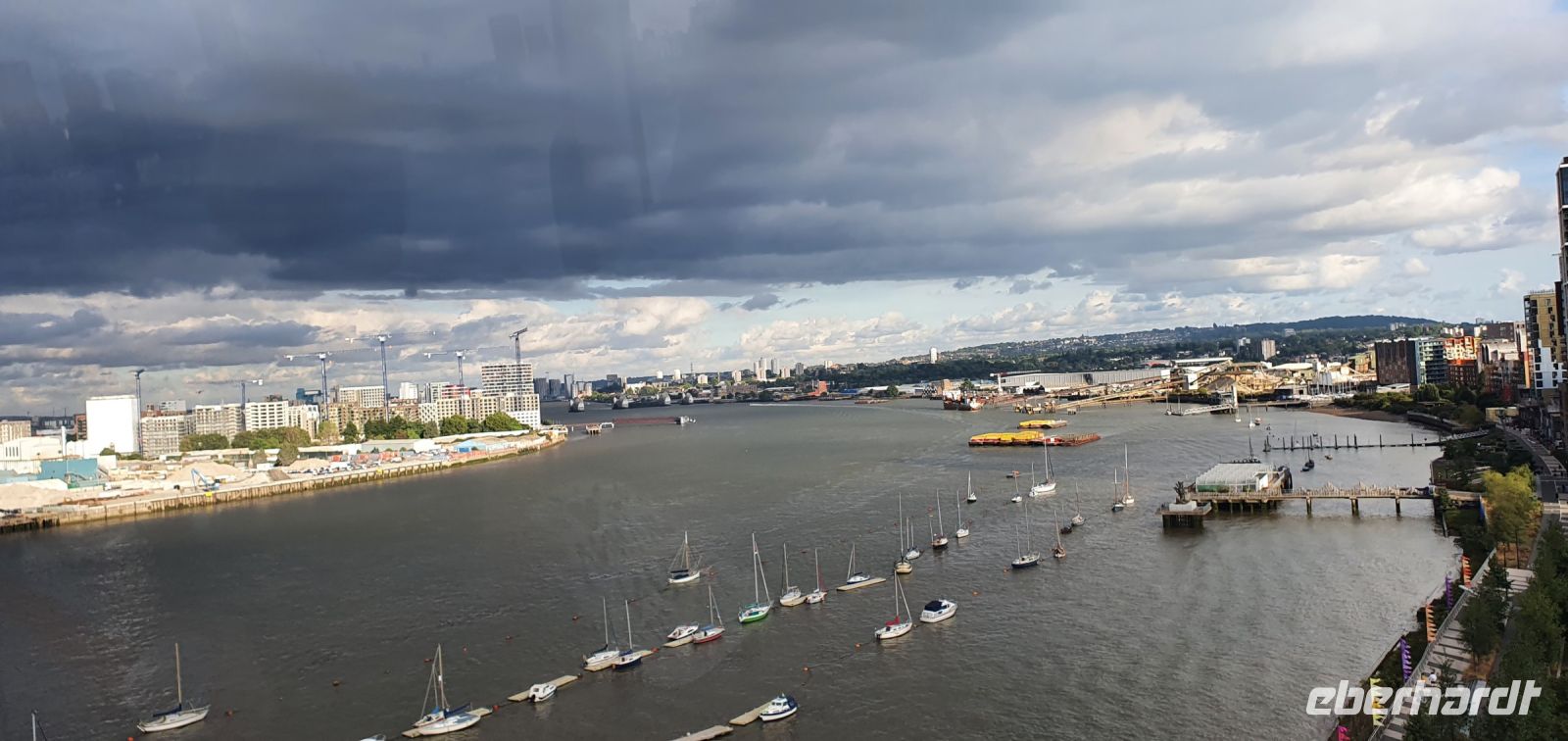 20220829 175855 Fahrt mit der Seilbahn über die Themse &ndash; &copy; Marlies Thrum (Eberhardt TRAVEL)