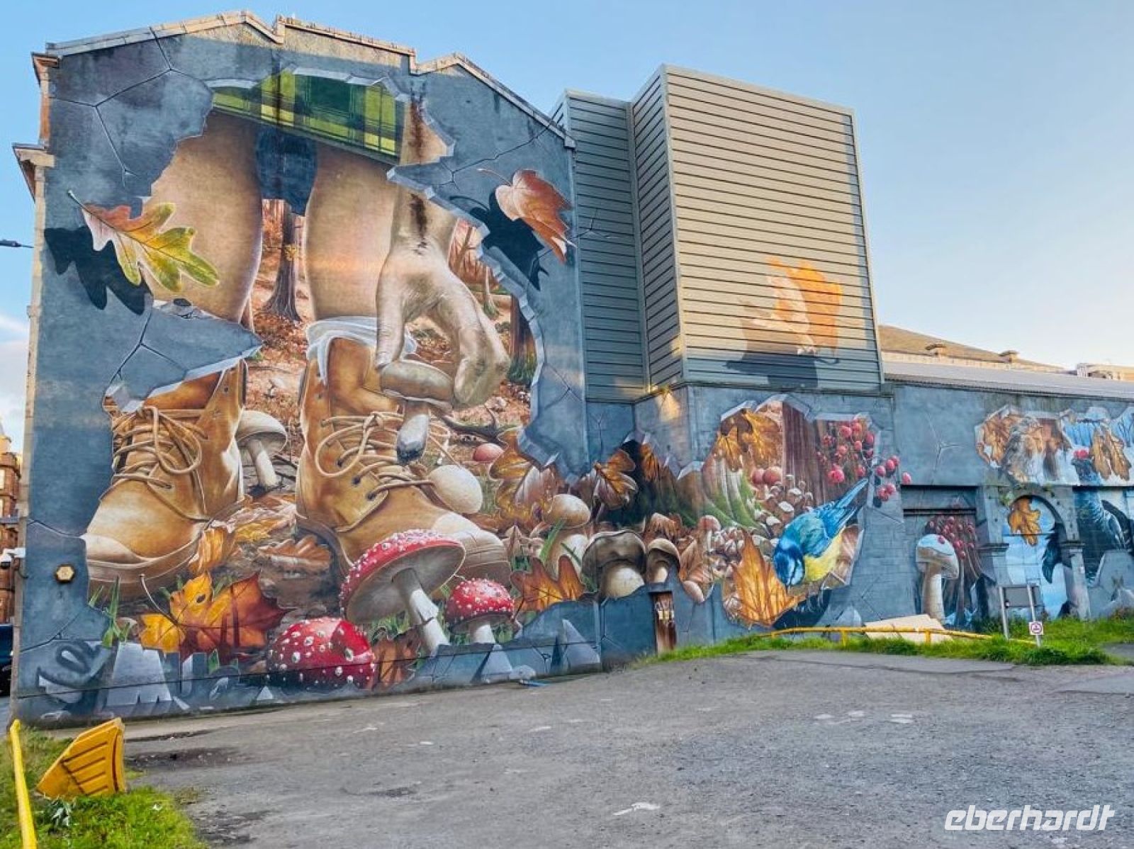 Fassadenkunst in Glasgow &ndash; &copy; Burkhard Herpich (Eberhardt TRAVEL)