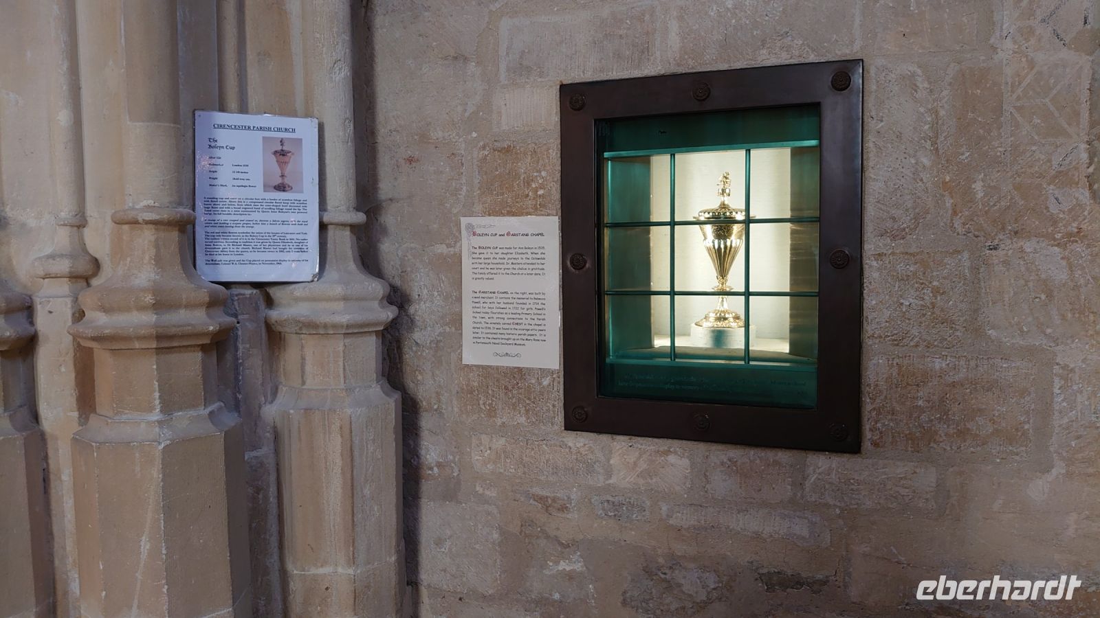 Boleyn Pokal-Kirche in Cirenchester.JPG &ndash; &copy; Burkhard Herpich (Eberhardt TRAVEL)