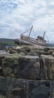 Scalloway: Shetland Bus Memorial