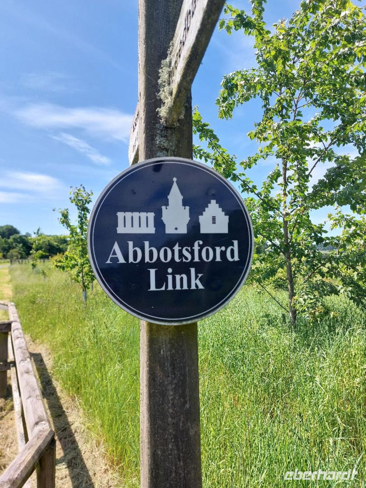 Abbotsford 008 Wanderweg Schild &ndash; &copy; Frank Reininghaus (Eberhardt TRAVEL)