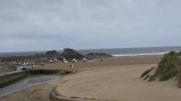 Blick zum Atlantik in Bude