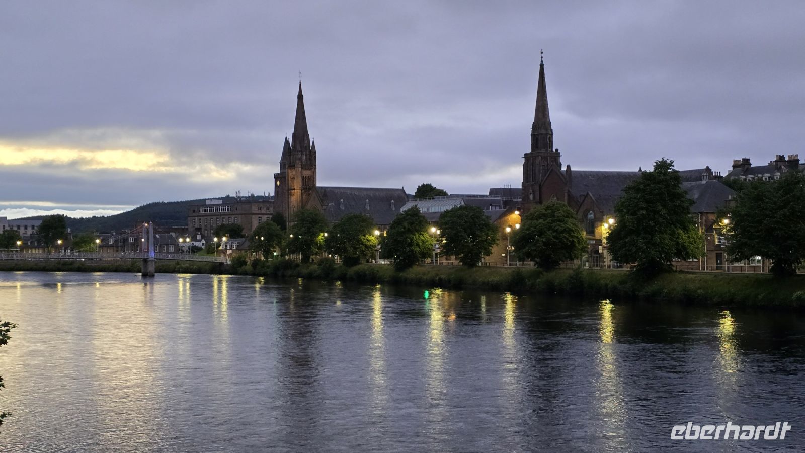 Inverness am Abend  &ndash; &copy; Marlies Thrum (Eberhardt TRAVEL)