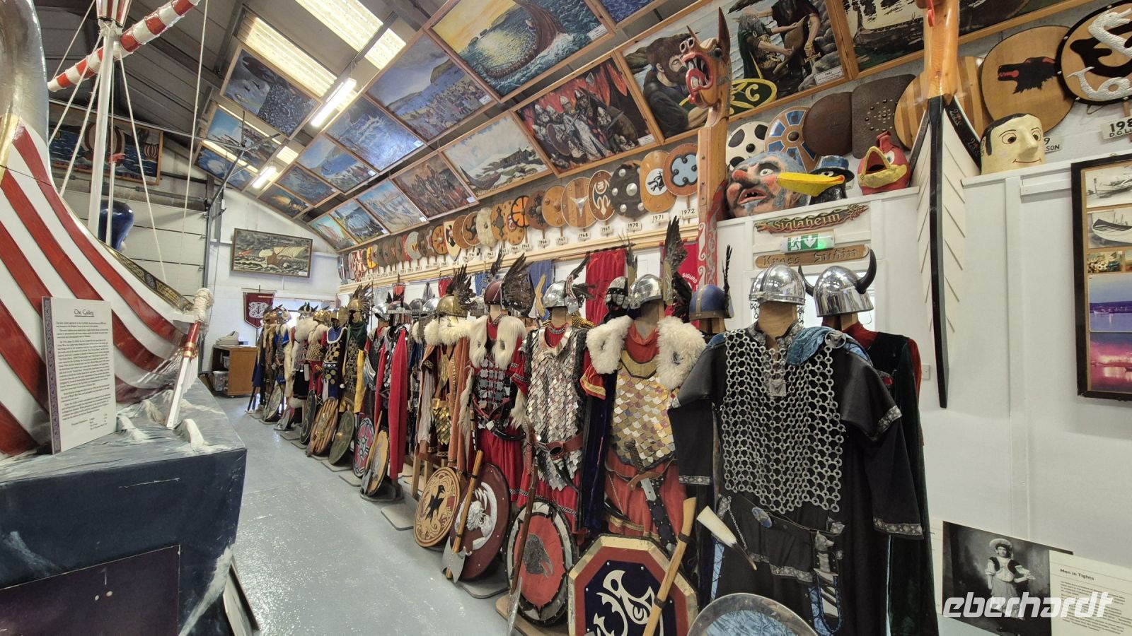 Up Helly Aa Ausstellung &ndash; &copy; Sinah Witzig (Eberhardt TRAVEL)