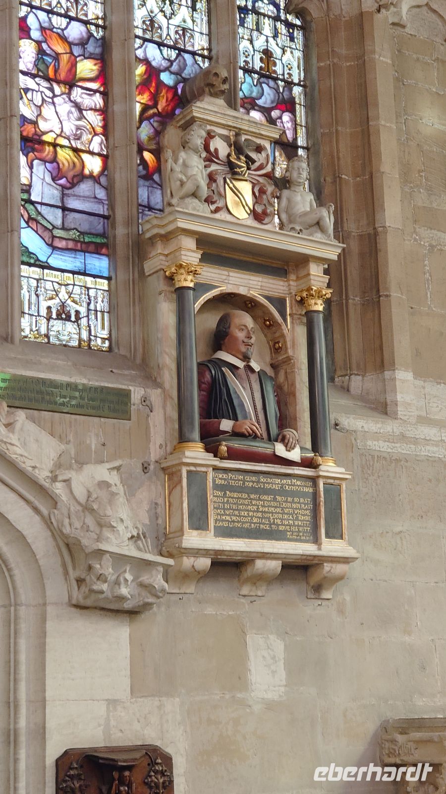 68 Das Grab von William Shakespeare, Stratford-upon-Avon &ndash; &copy; Burkhard Herpich (Eberhardt TRAVEL)