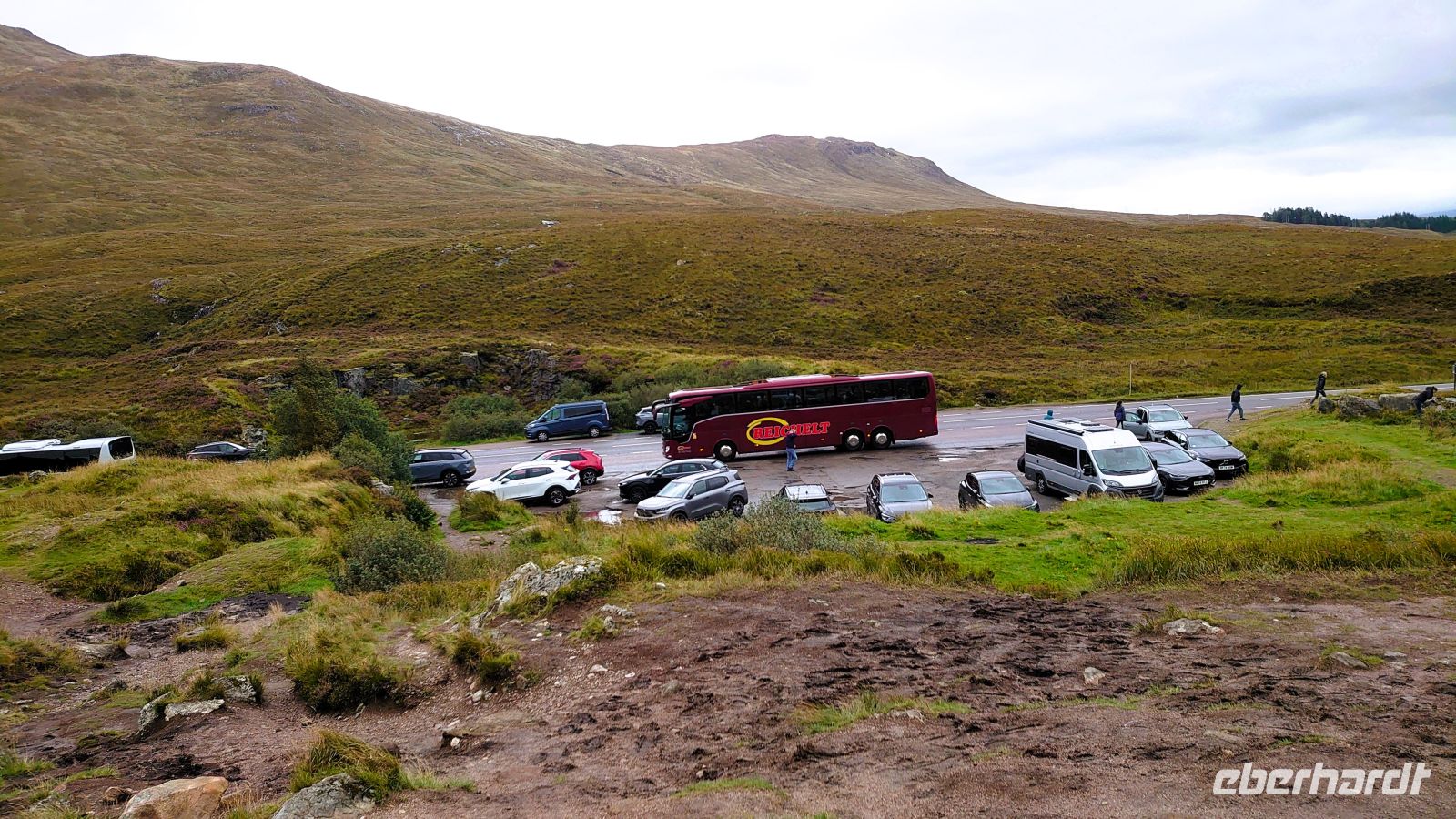 181 Unser Bus bei Clencoe &ndash; &copy; Burkhard Herpich (Eberhardt TRAVEL)
