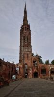 59 Der Turm der alten Kathedrale, Coventry &ndash; &copy; Burkhard Herpich (Eberhardt TRAVEL)