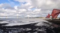224 Alle drei Brücken über den Fluß Forth im Blick &ndash; &copy; Burkhard Herpich (Eberhardt TRAVEL)