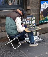 233 Ein Straßenkünstler, Edinburgh &ndash; &copy; Burkhard Herpich (Eberhardt TRAVEL)
