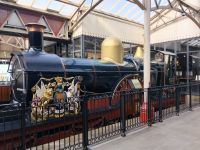 Victorianische Lokomotive in Windsor Station &ndash; &copy; Kathrin Körtge (Eberhardt TRAVEL)