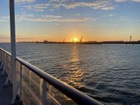 Sonnenuntergang auf See