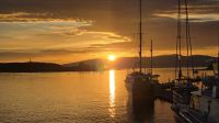 Sonnenuntergang am Hafen von Oban &ndash; &copy; Marlies Thrum (Eberhardt TRAVEL)