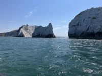 Südengland, Isle of Wight, Bootsfahrt zu The Needles
