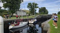 Boote werden geschleust in Neptunes Staircase &ndash; &copy; Marlies Thrum (Eberhardt TRAVEL)