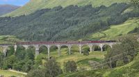 der Jakobite Train fährt über Glenfinnan  Viaduct &ndash; &copy; Marlies Thrum (Eberhardt TRAVEL)