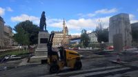 George Square wird gebaut... &ndash; &copy; Marlies Thrum (Eberhardt TRAVEL)