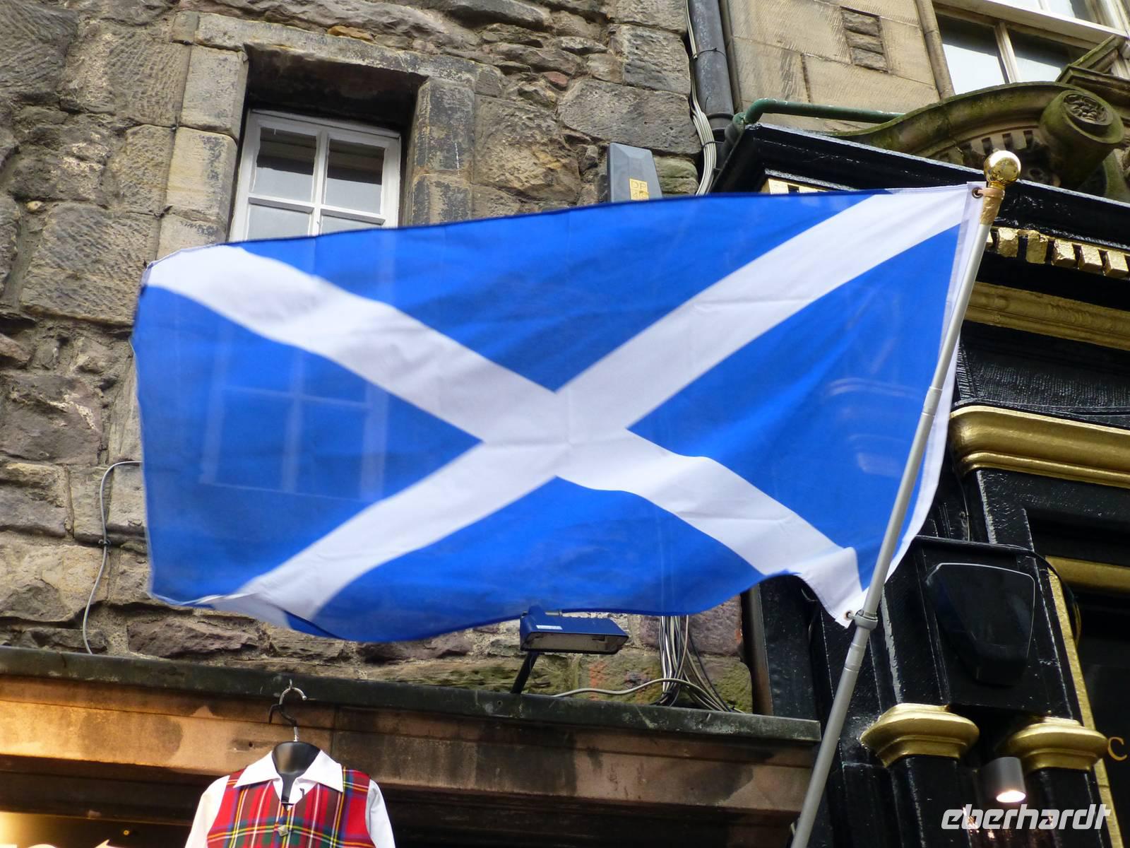 Schottische Flagge &ndash; &copy; René Wächtler (Eberhardt TRAVEL)