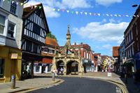 116 Salisbury, Fußgängerzone mit Market Cross &ndash; &copy; Konrad Füssel (Eberhardt TRAVEL)