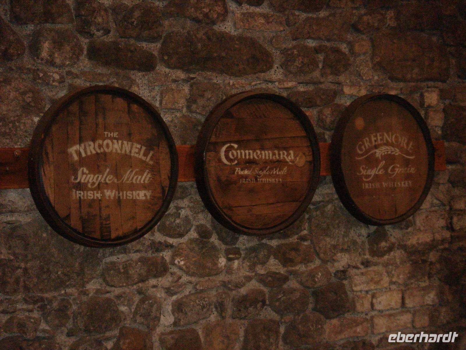Whiskeysorten in Kilbeggan &ndash; &copy; Stefan Jahnke (Eberhardt TRAVEL)