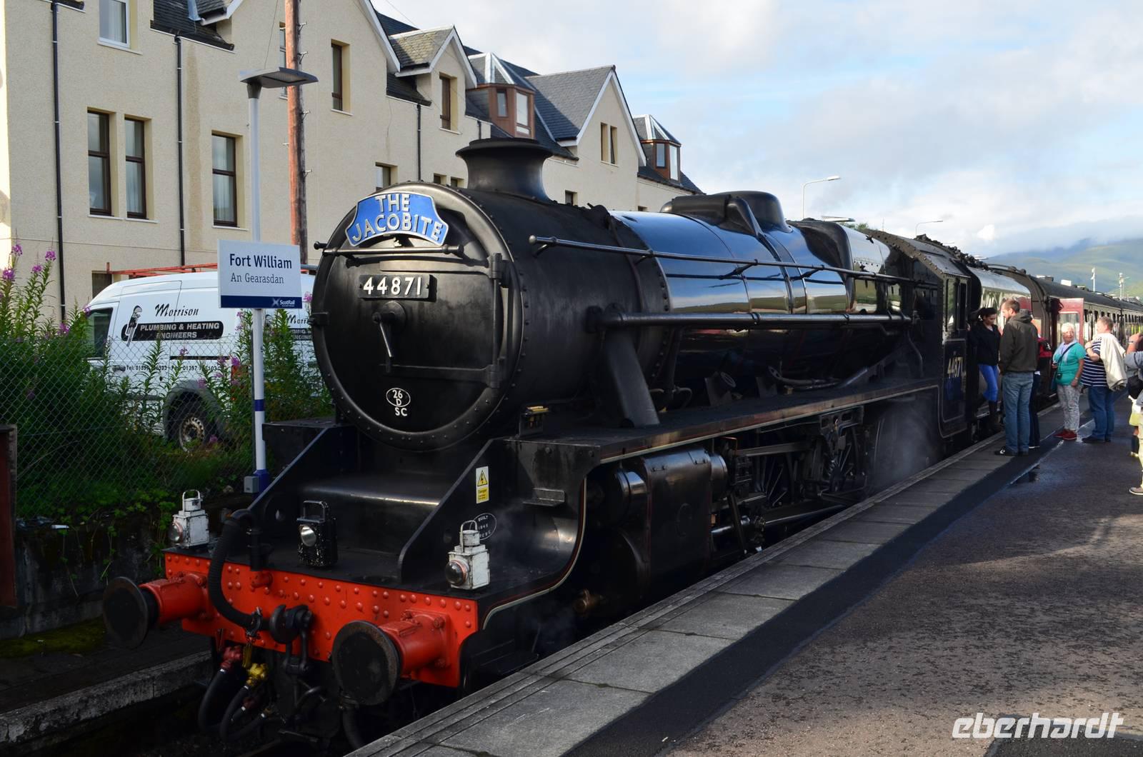 0148 Jacobite Steam Train, Fort William Station &ndash; &copy; Konrad Füssel (Eberhardt TRAVEL)