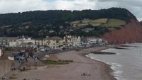 Das Küstenörtchen Sidmouth in Devon 