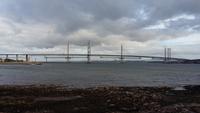 Die Autobrücke am Firth of Forth 