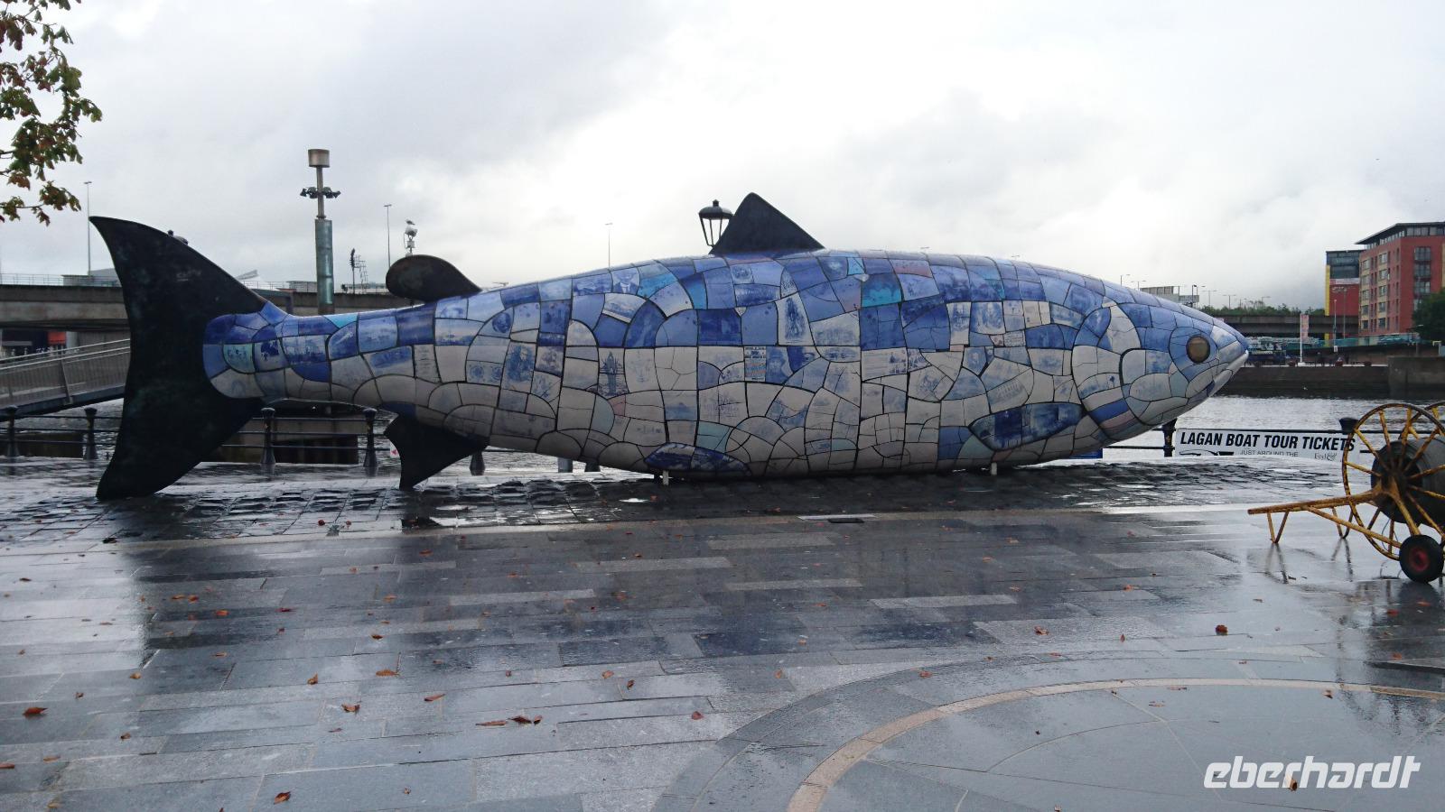 Am blauen Fisch in Belfast &ndash; &copy; Stefan Jahnke (Eberhardt TRAVEL)