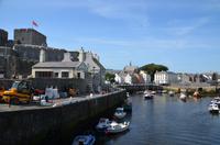311 Isle of Man,  Castletown, Hafen und Castle Rushen &ndash; &copy; Konrad Füssel (Eberhardt TRAVEL)