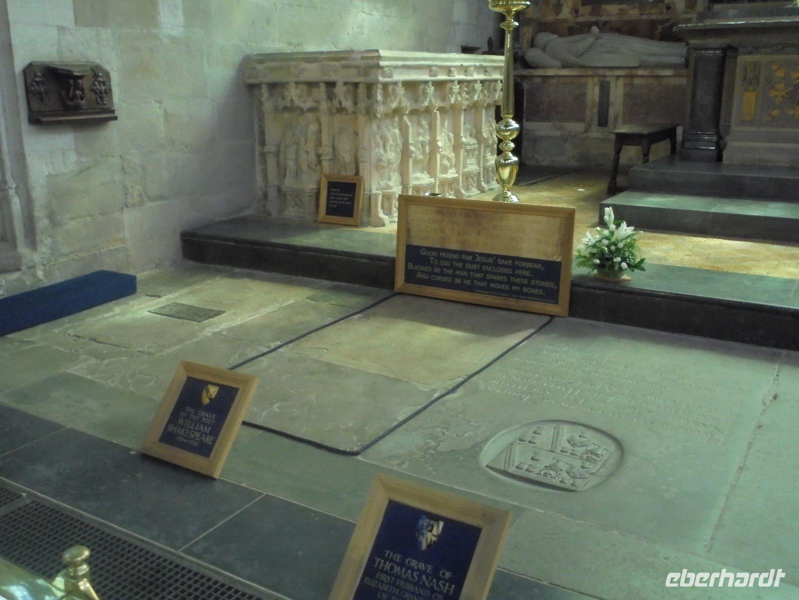Shakespeares Grab, Stratford &ndash; &copy; Michael Krause (Eberhardt TRAVEL)