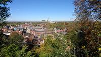 Blick von Windsor Castle nach Eton