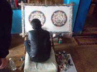 Hier entstehen Mandalas