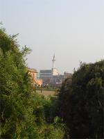 Vom Palastpark in Dhaka: Blick zur Moschee