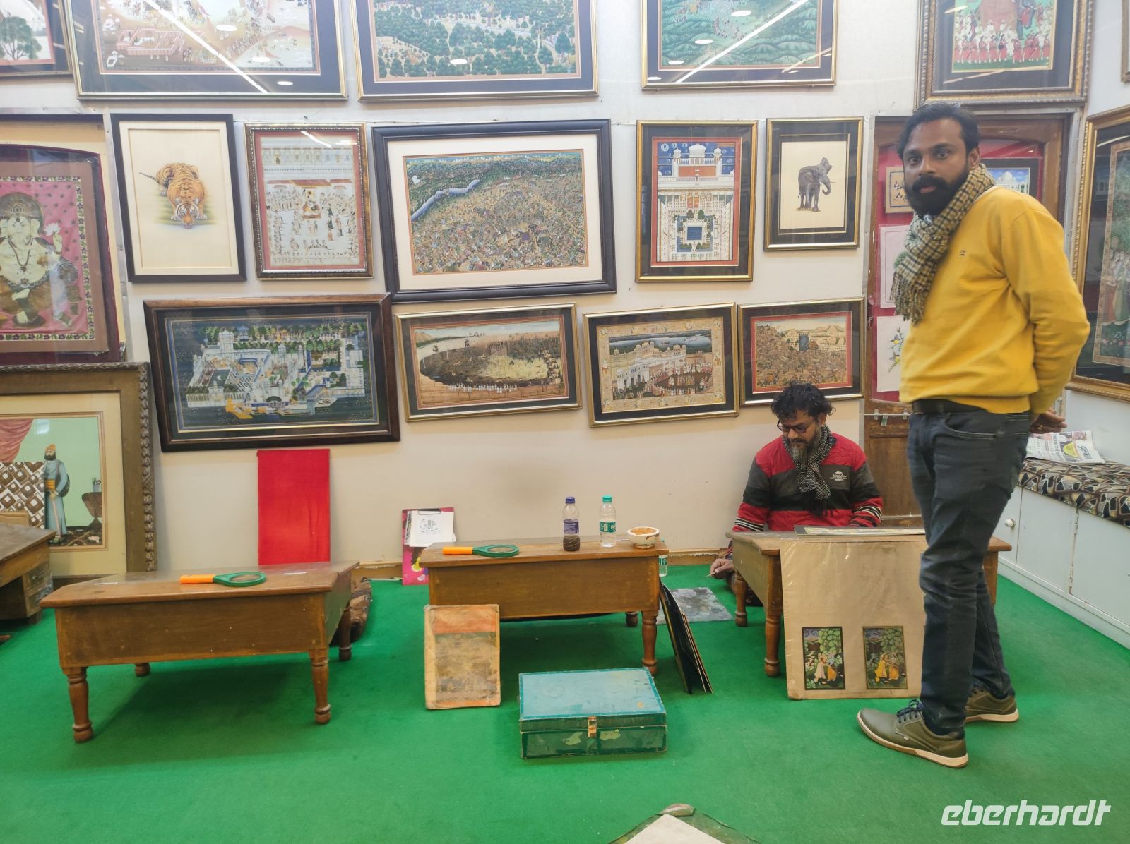 Miniatur Malschule in Udaipur, Rajesthan - Indien &ndash; &copy; Sten Bernhardt (Eberhardt TRAVEL)