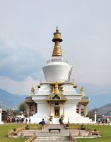 Thimphu - Erinnerungs-Chörte  &ndash; &copy; Petra Hady (Eberhardt TRAVEL)