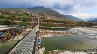 Punakha Dzong - Hängebrücke &ndash; &copy; Petra Hady (Eberhardt TRAVEL)