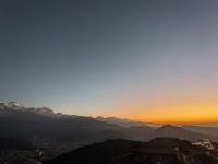 154) Sonnenaufgang Annapurna-Massiv - Gebirgskette, Pokhara, Nepal &ndash; &copy; Teresa Rumpel (Eberhardt TRAVEL)